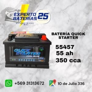 Batería Quick Starter 55457 55 ah 350 cca